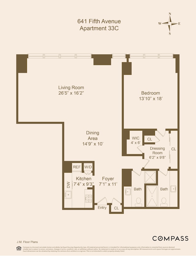 641 5th Ave Unit 49Cde, New York City, NY 10022 - view of home floor plan