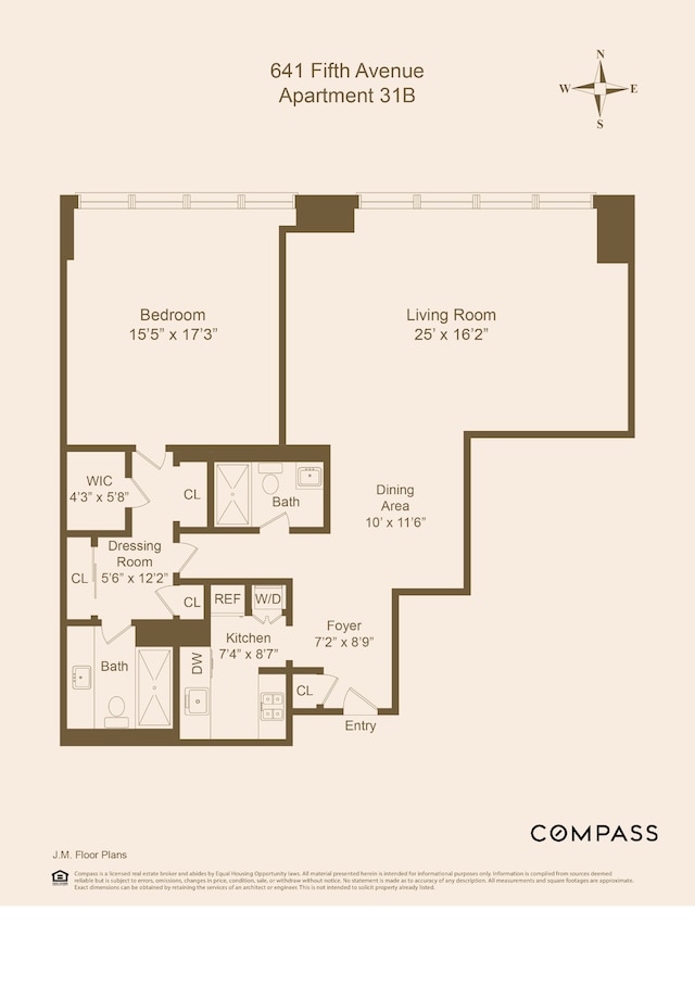 641 5th Ave Unit 49Cde, New York City, NY 10022 - view of room layout