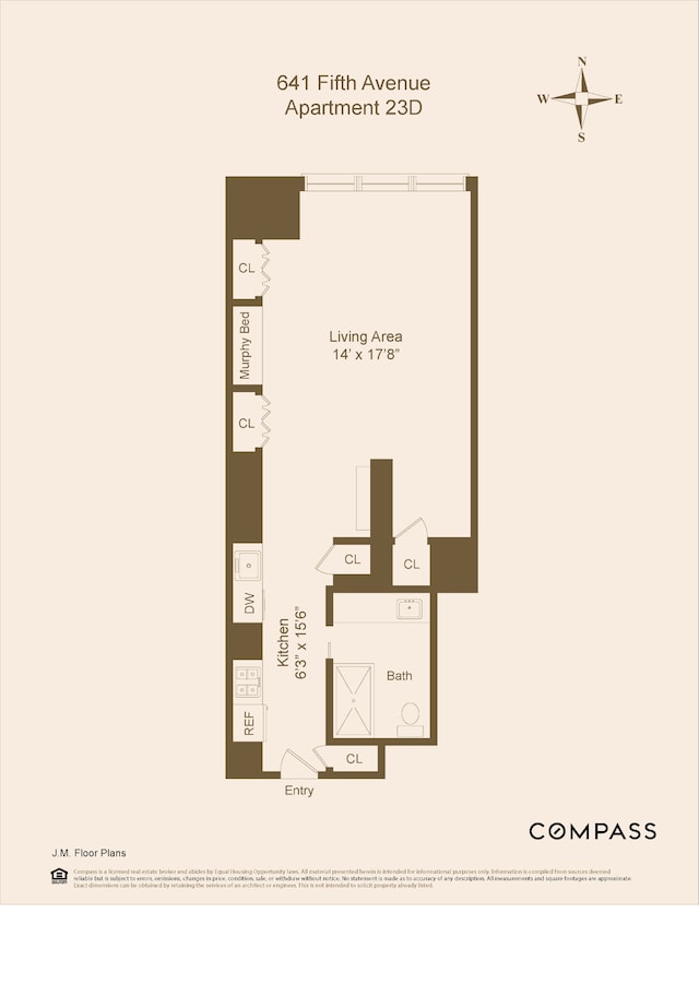 641 5th Ave Unit 49Cde, New York City, NY 10022 - view of room layout