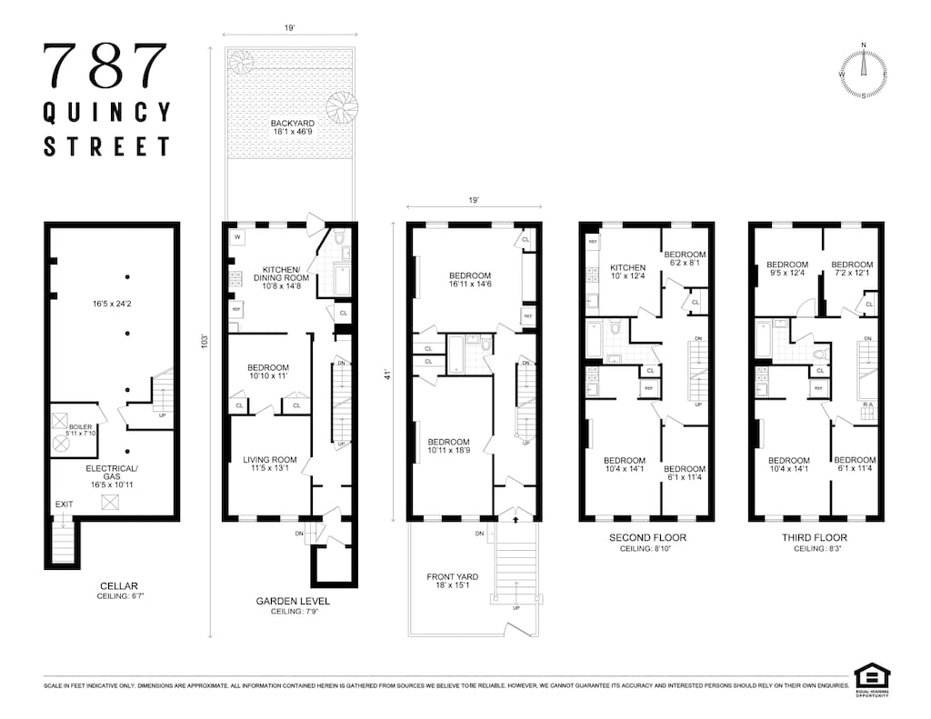 787 Quincy St, New York City, NY 11221 - room layout