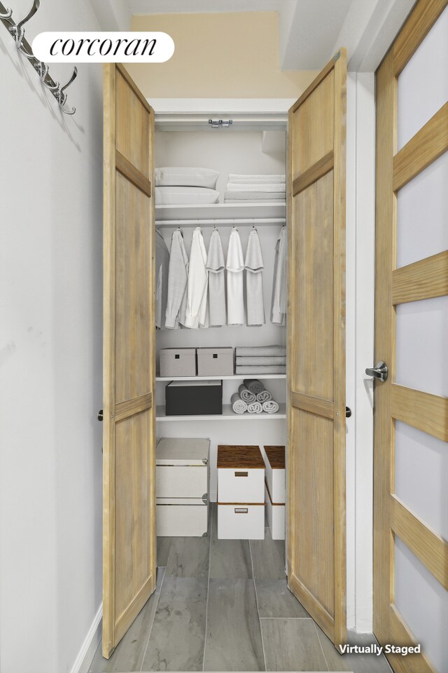 view of closet