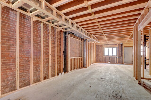 miscellaneous room with a fireplace