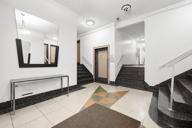 305 W 18th St Unit 1K, New York City, NY 10011 - lobby with stairway