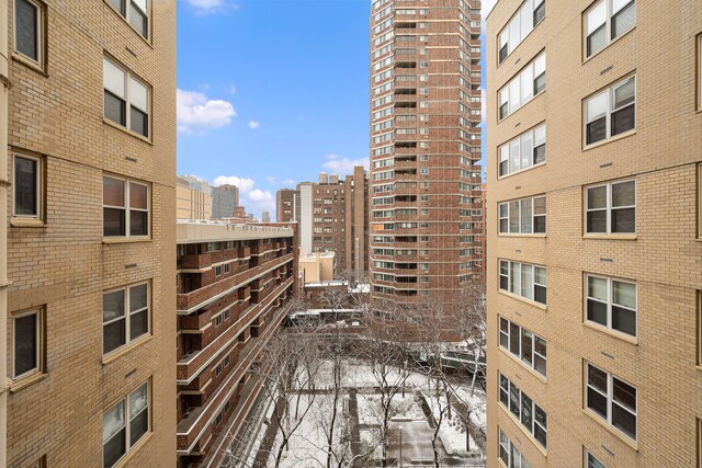 view of property with a city view