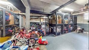 view of storage area