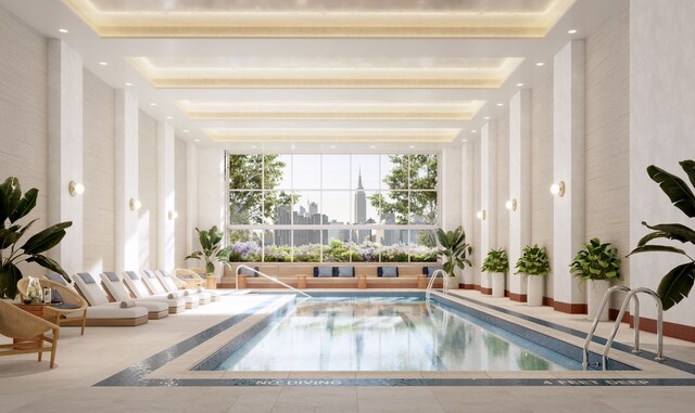 view of indoor pool