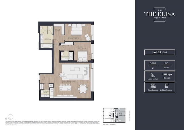 251 W 14th St Unit 2A, New York City, NY 10011 - room layout