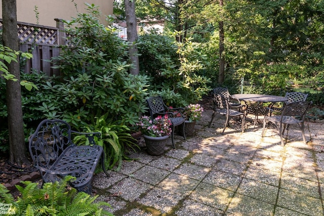 view of patio