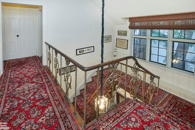 view of stairs