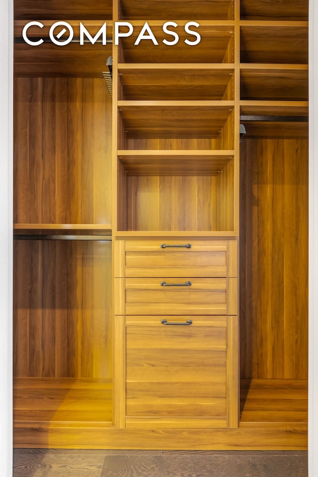 view of closet