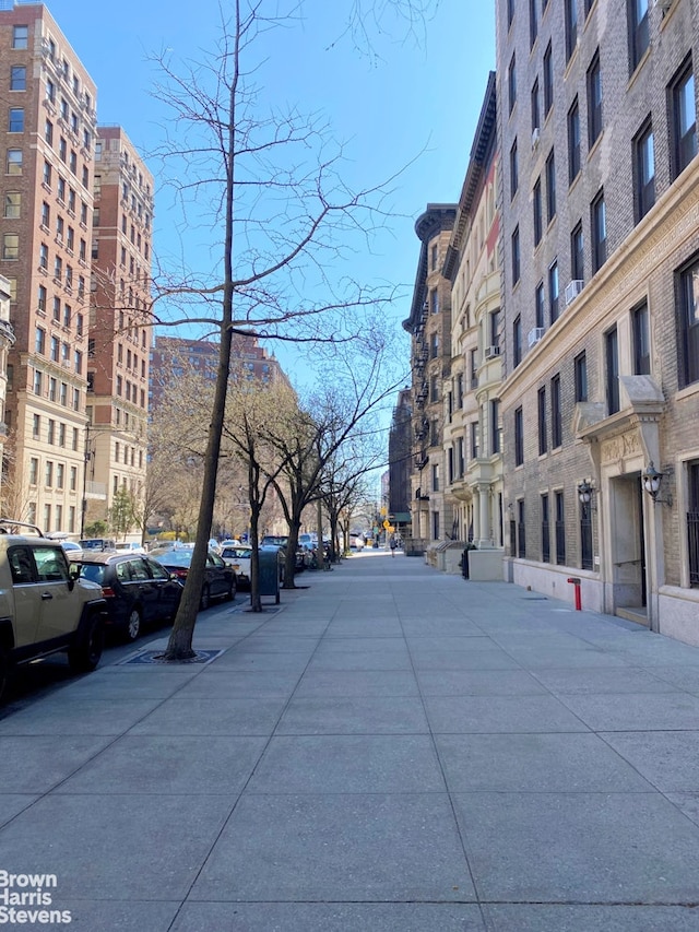 view of street with sidewalks