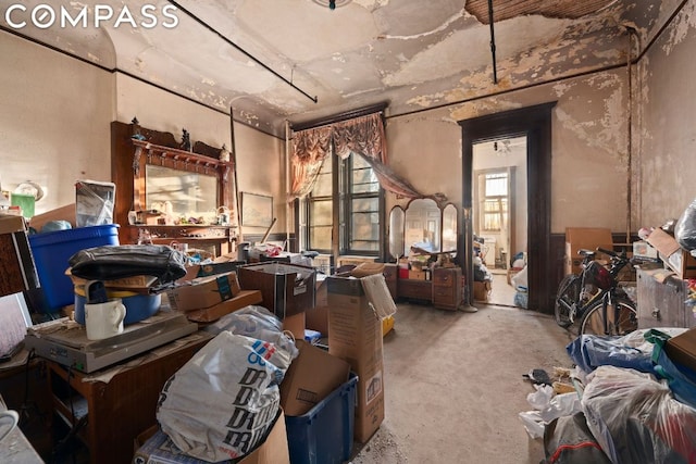 miscellaneous room featuring concrete flooring