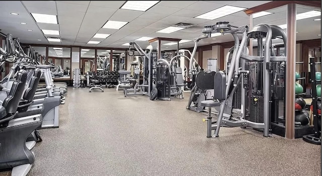 view of gym