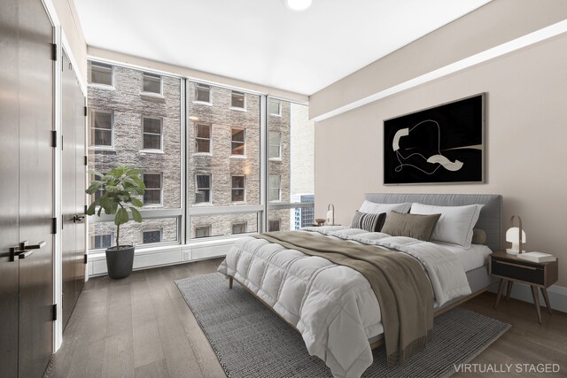172 Madison Ave Unit 4B, New York City, NY 10016 - bedroom with wood finished floors