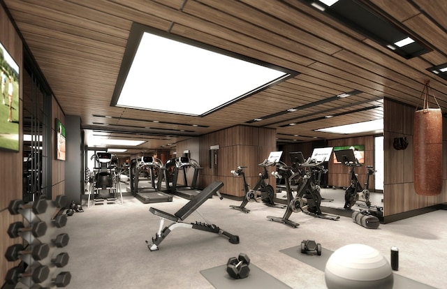 view of exercise room