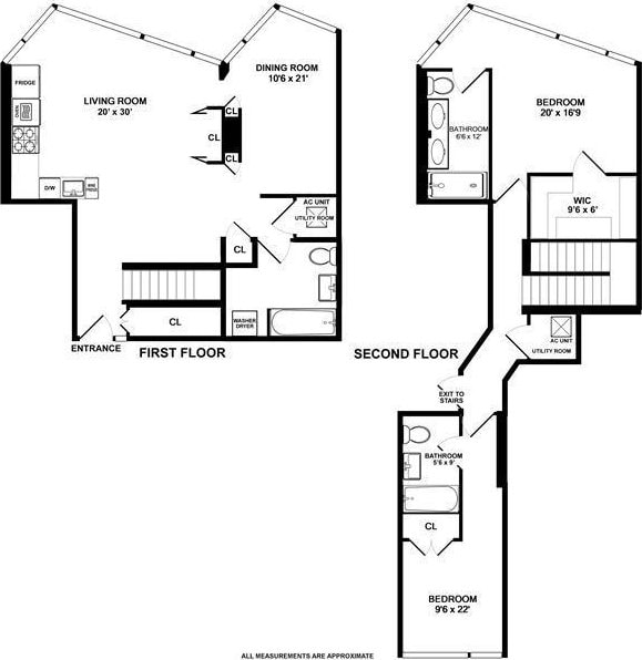 425 W 53rd St Unit 419, New York City, NY 10019 - home floor plan