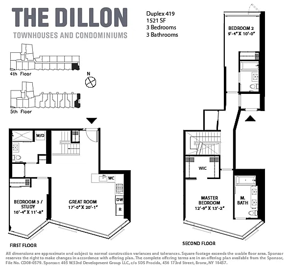 425 W 53rd St Unit 419, New York City, NY 10019 - floor plan / room layout