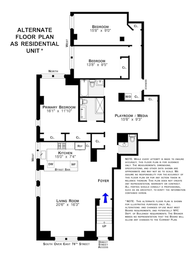 888 Park Avenue Maisonette, New York City, NY 10075 - view of layout