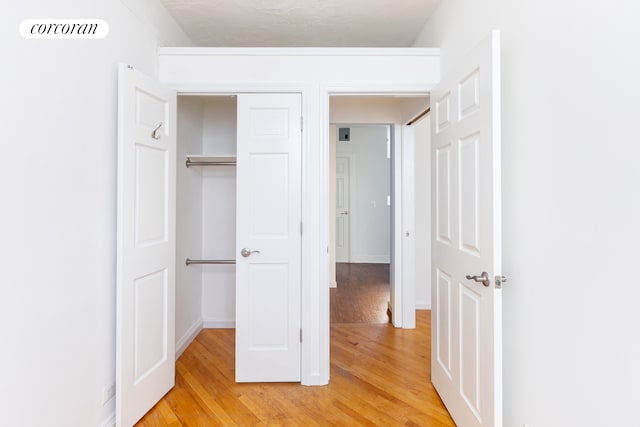 closet featuring visible vents