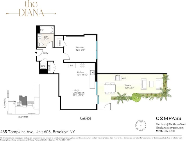 435 Tompkins Ave Unit 603, New York City NY, 11216, 1 bedrooms, 1 bath condo for sale