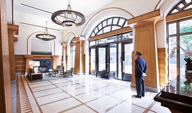 view of building lobby