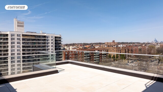 379 Ocean Pkwy Unit 8B, New York City, NY 11218 - balcony featuring a view of city