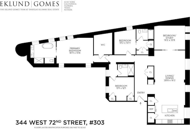 344 W 72nd St Unit 303, New York City NY, 10023, 4 bedrooms, 3 baths condo for sale