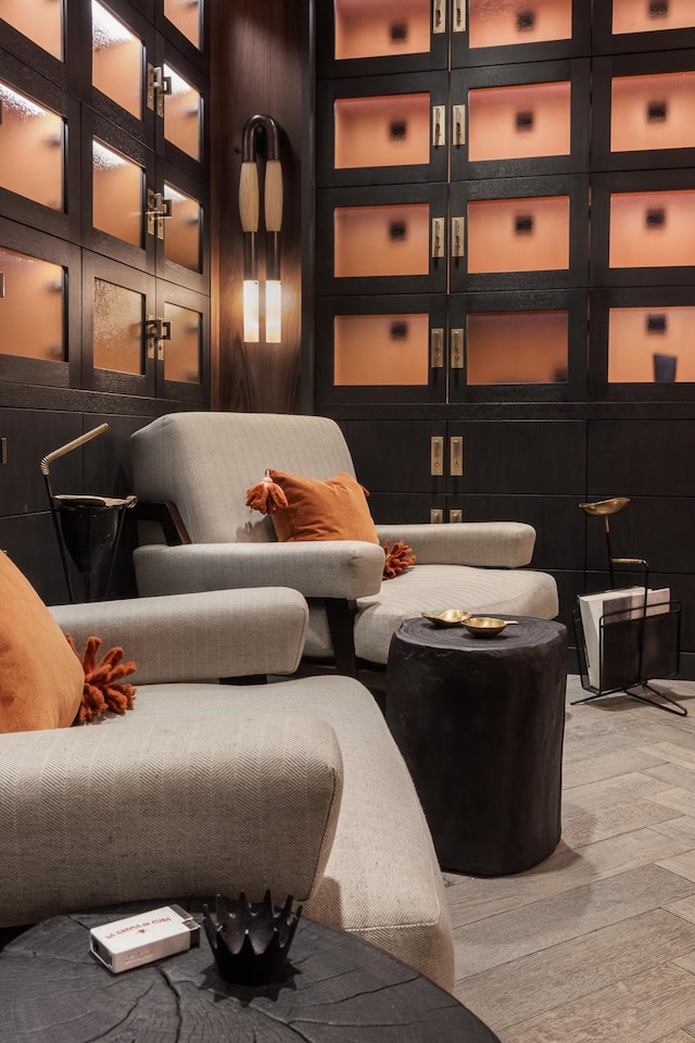 252 S St Unit 76E, New York City, NY 10002 - sitting room featuring light wood-style flooring