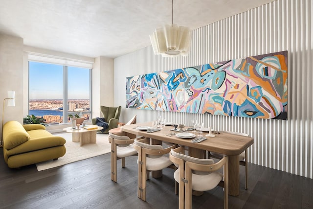 252 S St Unit 76E, New York City, NY 10002 - dining area with wood-type flooring