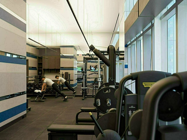 252 S St Unit 76E, New York City, NY 10002 - view of gym
