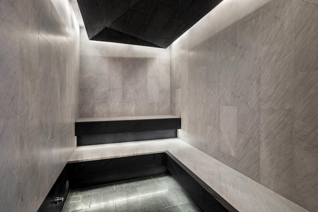 252 S St Unit 76E, New York City, NY 10002 - sauna / steam room with tile patterned flooring