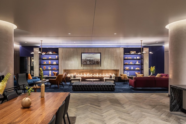 252 S St Unit 76E, New York City, NY 10002 - building lobby with recessed lighting