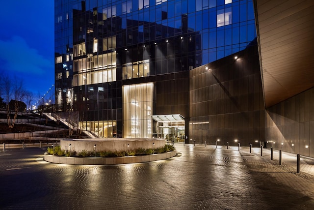252 S St Unit 76E, New York City, NY 10002 - view of property at twilight