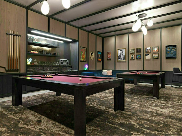 252 S St Unit 76E, New York City, NY 10002 - playroom with pool table