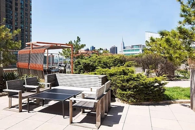46-30 Center Blvd Unit 401, New York City, NY 11109 - view of patio / terrace with outdoor dining space