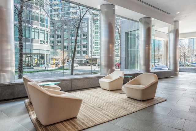 46-30 Center Blvd Unit 401, New York City, NY 11109 - community lobby featuring recessed lighting