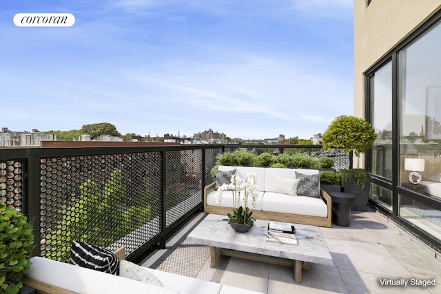 balcony with outdoor lounge area