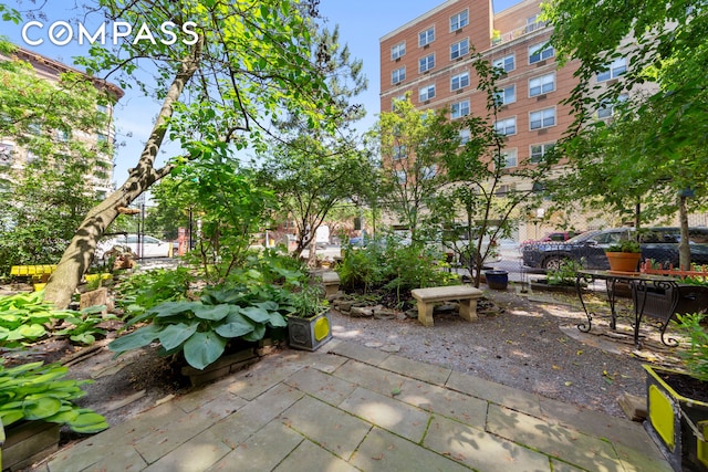 view of patio / terrace featuring fence