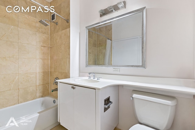 60 Oceana Dr W Unit 10A, New York City, NY 11235 - bathroom with toilet, washtub / shower combination, and vanity