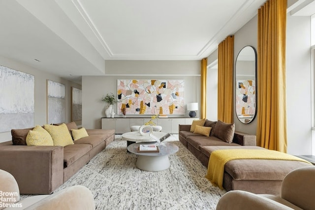 living room with a wealth of natural light