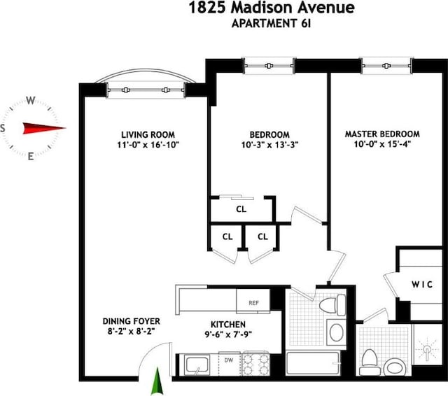 1825 Madison Ave Unit 6I, New York City NY, 10035, 2 bedrooms, 2 baths condo for sale