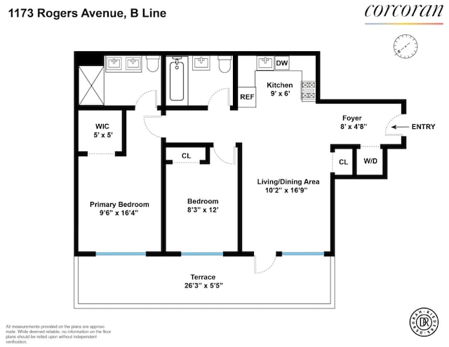 1173 Rogers Ave Unit 5B, New York City NY, 11226, 2 bedrooms, 2 baths condo for sale