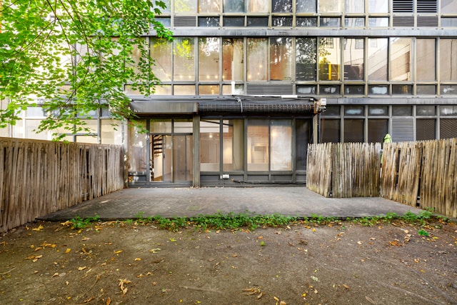 rear view of house with a patio area