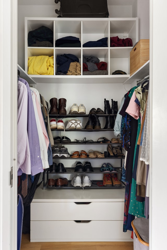 view of closet