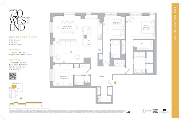 720 W End Ave Unit 8C, New York City, NY 10025 - property floor plan