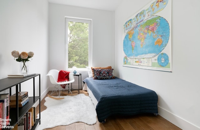 406 Greene Ave Unit 3, New York City, NY 11216 - bedroom with wood finished floors and baseboards