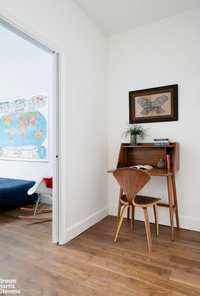 406 Greene Ave Unit 3, New York City, NY 11216 - office with light wood-type flooring