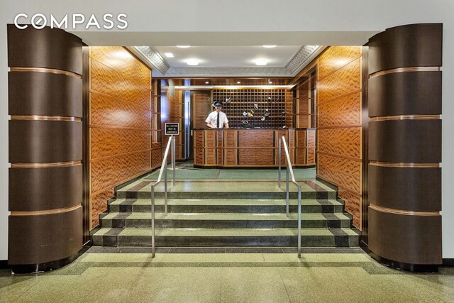 view of stairs