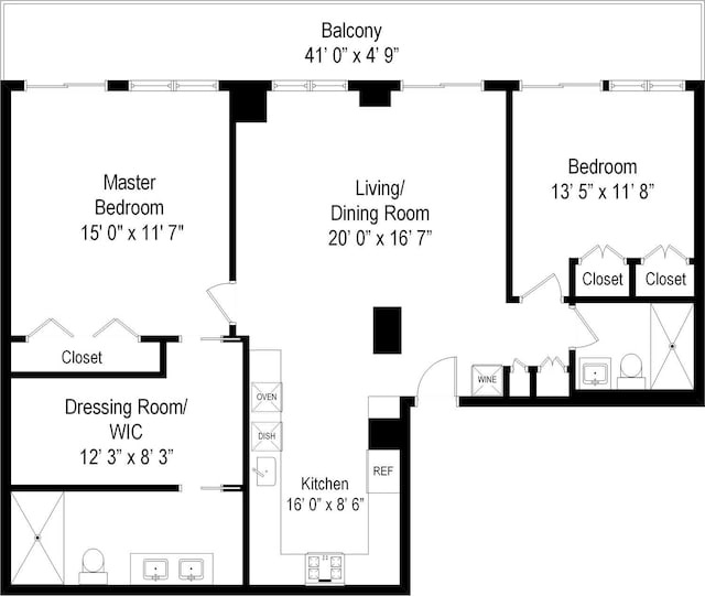 324 W 23rd St Unit 5B, New York City, NY 10011 - property floor plan