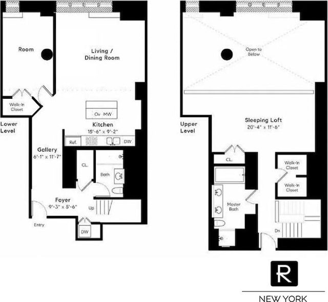 310 E 53rd St Unit 2/3C, New York City, NY 10022 - floor plan / room layout